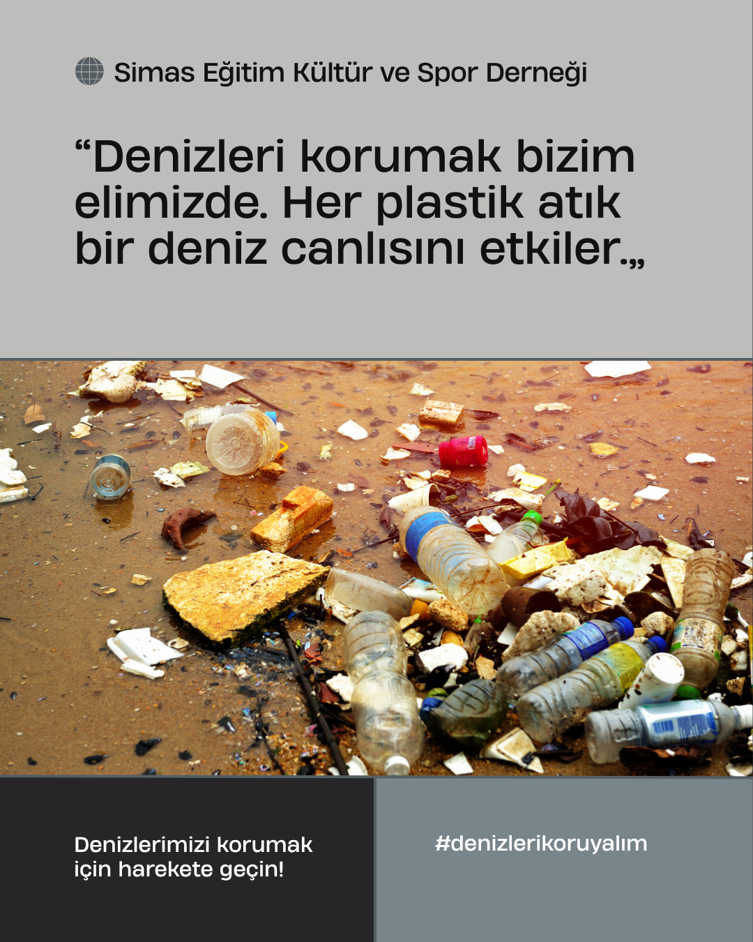 Deniz Kirliliğine Karşı Gençler Sahada!